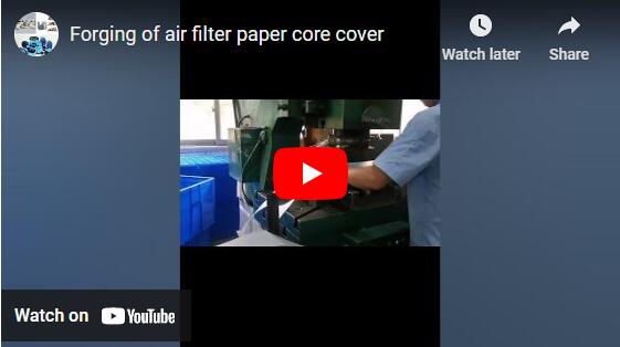 Forgiatura del coperchio del nucleo della carta del filtro dell'aria